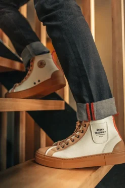 &SONS Footwear-New Baseline Basketball High Top Raw