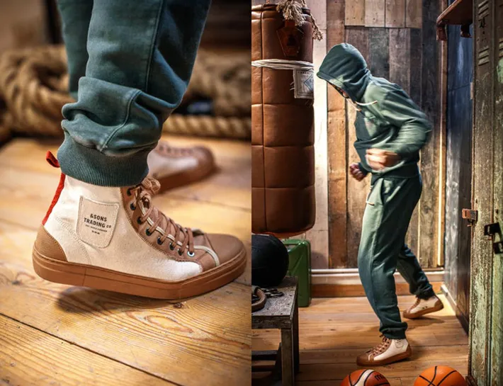 &SONS Footwear-New Baseline Basketball High Top Raw