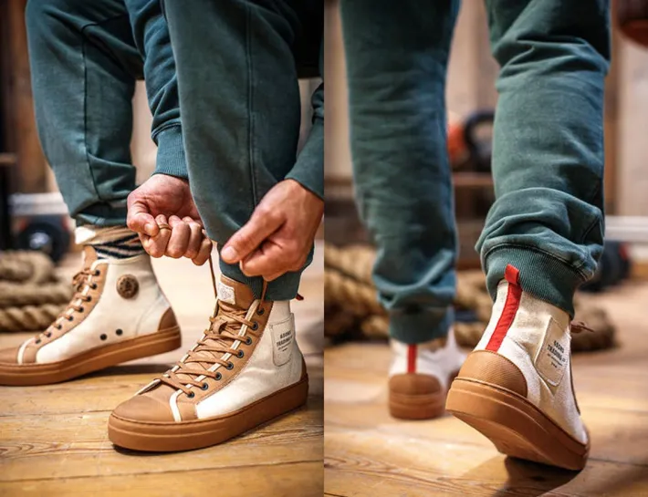 &SONS Footwear-New Baseline Basketball High Top Raw