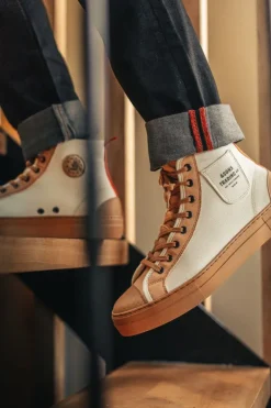 &SONS Footwear-New Baseline Basketball High Top Raw