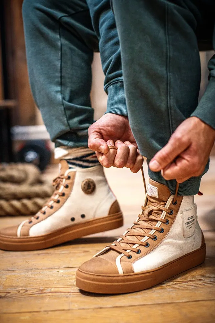 &SONS Footwear-New Baseline Basketball High Top Raw