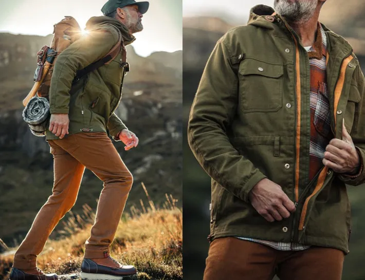 &SONS Jackets & Coats-Noah Cagoule Army Green