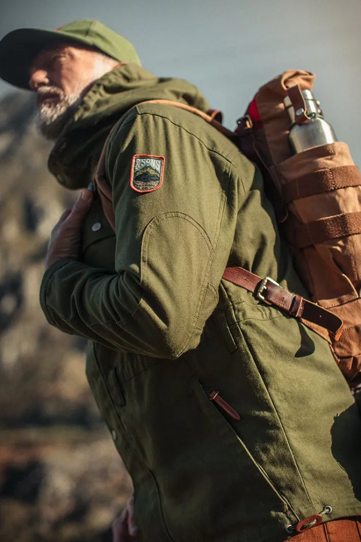 &SONS Jackets & Coats-Noah Cagoule Army Green