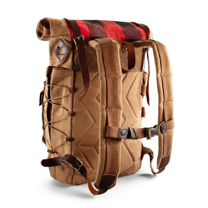 &SONS Leather Goods-Nordic Rucksack Tan