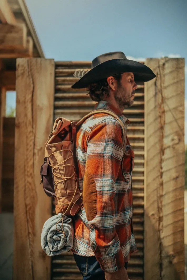 &SONS Leather Goods-Nordic Rucksack Tan