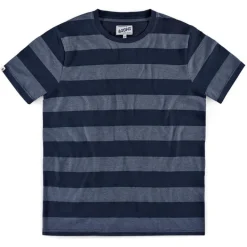 &SONS Tops-Papillon T-Shirt Navy Stripe