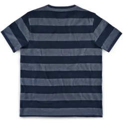 &SONS Tops-Papillon T-Shirt Navy Stripe