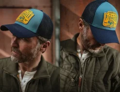 &SONS Headwear-Pioneer Trucker Cap Blue