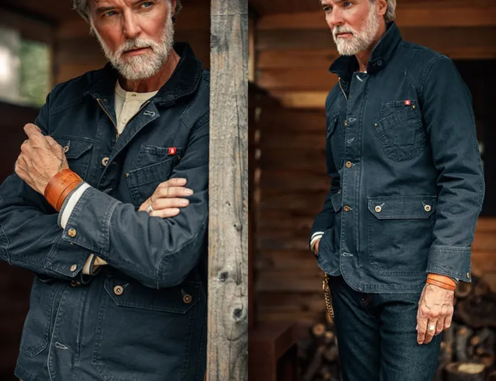 &SONS Jackets & Coats-Prospector Jacket Navy