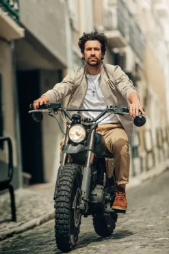 &SONS Jackets & Coats-Rebel Harrington Jacket Stone