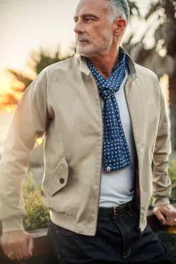 &SONS Jackets & Coats-Rebel Harrington Jacket Stone