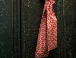 &SONS Scarves-Red Waves Scarf