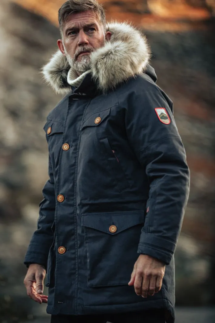 &SONS Jackets & Coats-Ridge Snow Parka Navy