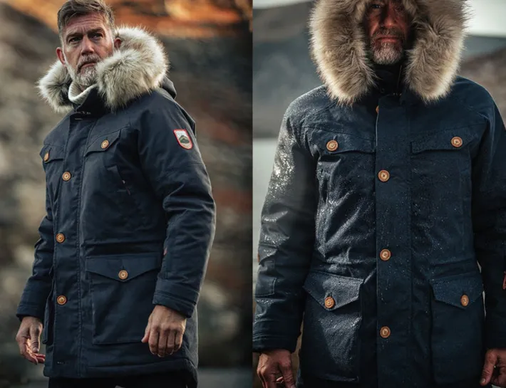 &SONS Jackets & Coats-Ridge Snow Parka Navy