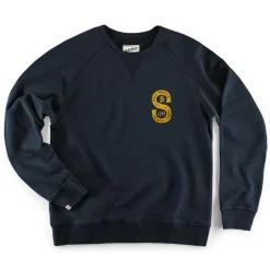 &SONS Jackets & Coats-Sigma Sweatshirt Navy