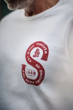 &SONS Tops-Sigma T-Shirt White