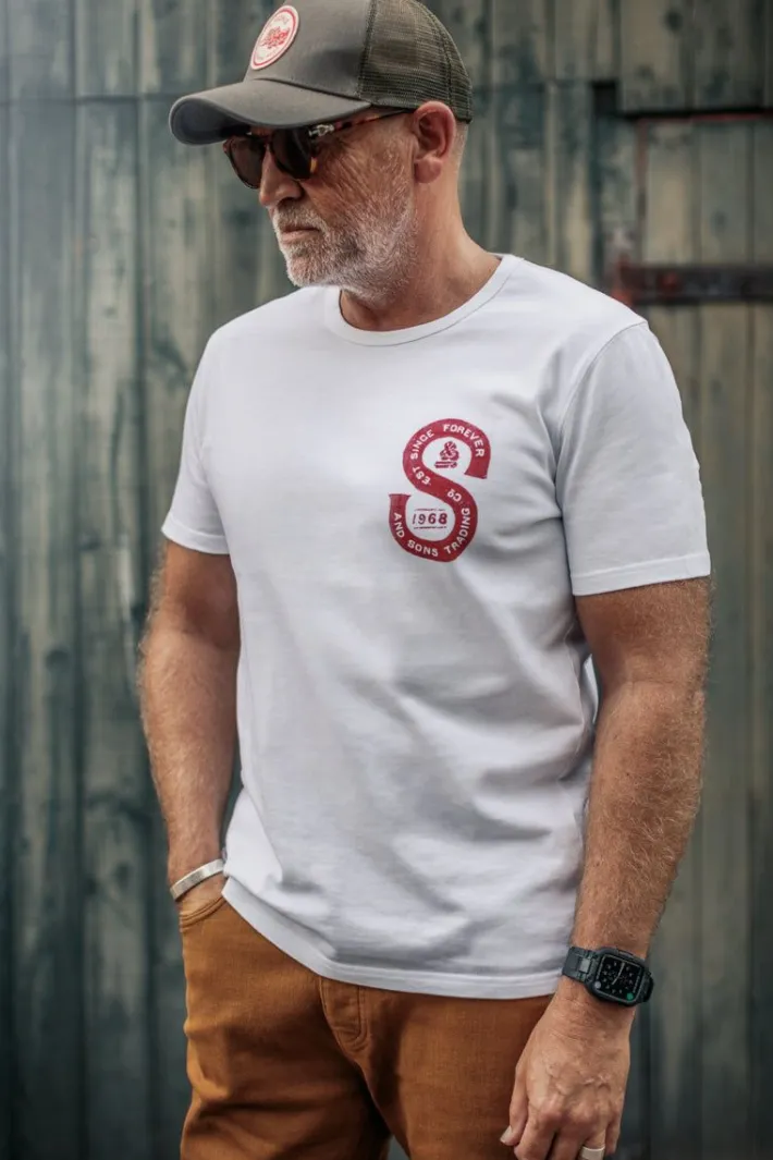 &SONS Tops-Sigma T-Shirt White