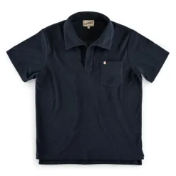 &SONS Tops-Solar Polo Navy