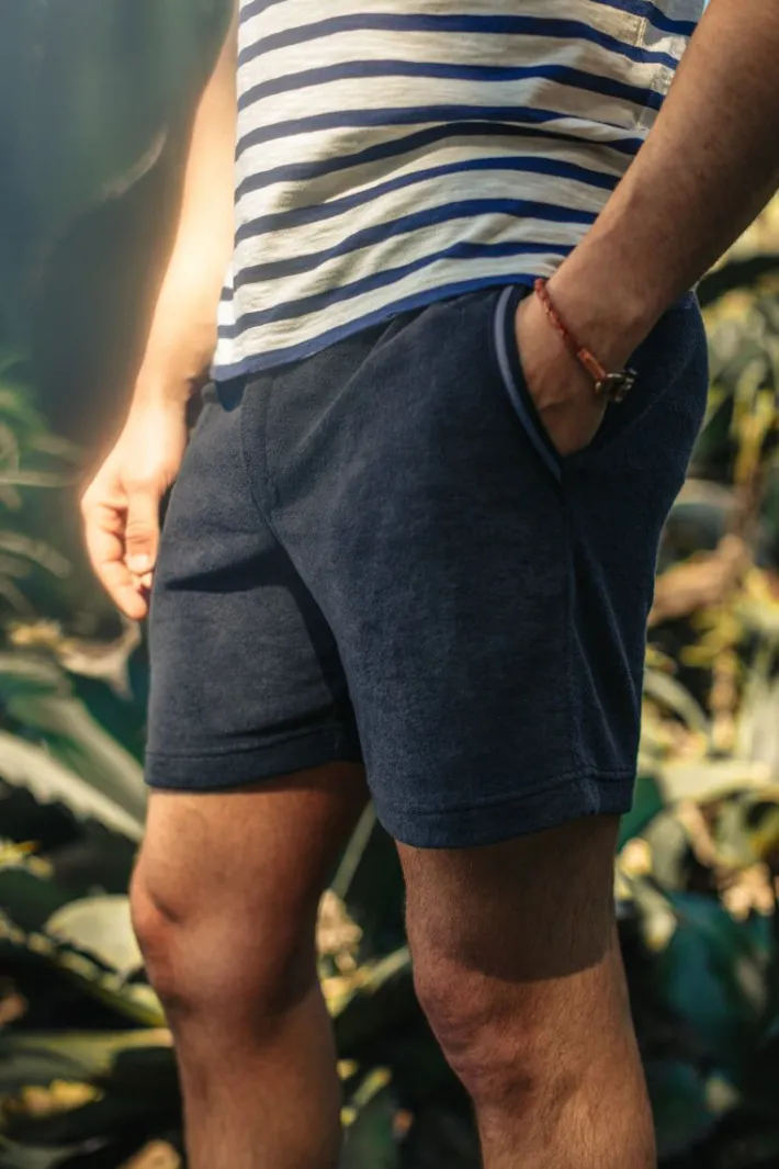 &SONS Bottoms & Shorts-Solar Shorts Navy