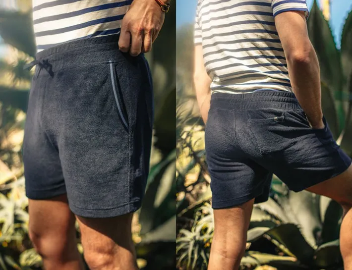 &SONS Bottoms & Shorts-Solar Shorts Navy