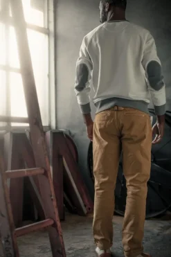 &SONS Jackets & Coats-Stone White Sweatshirt