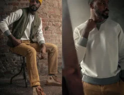 &SONS Jackets & Coats-Stone White Sweatshirt