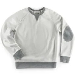 &SONS Jackets & Coats-Stone White Sweatshirt