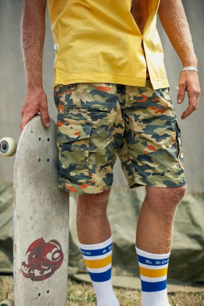 &SONS Bottoms & Shorts-Surplus Army Shorts Camo
