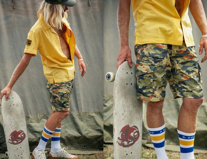 &SONS Bottoms & Shorts-Surplus Army Shorts Camo
