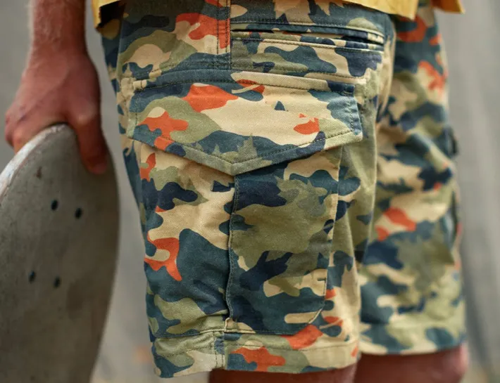 &SONS Bottoms & Shorts-Surplus Army Shorts Camo