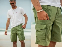 &SONS Bottoms & Shorts-Surplus Army Shorts Green