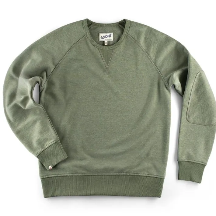 &SONS Jackets & Coats-Surplus Green Sweatshirt