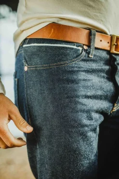 &SONS Leather Goods-Tan Leather Belt