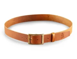 &SONS Leather Goods-Tan Leather Belt