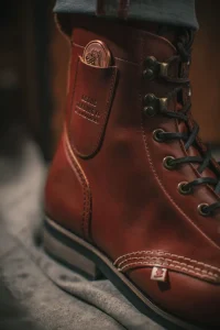 &SONS Leather Goods-The Drover Boot Brown