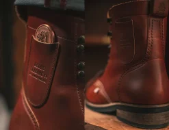 &SONS Leather Goods-The Drover Boot Brown