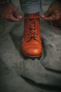 &SONS Leather Goods-The Drover Boot Tan