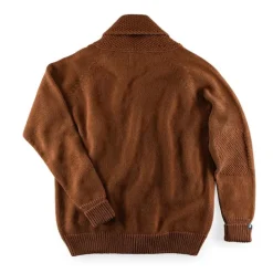 &SONS Jackets & Coats-Turner Cardigan Rust