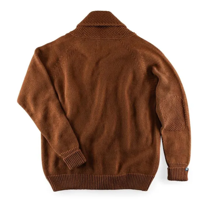 &SONS Jackets & Coats-Turner Cardigan Rust