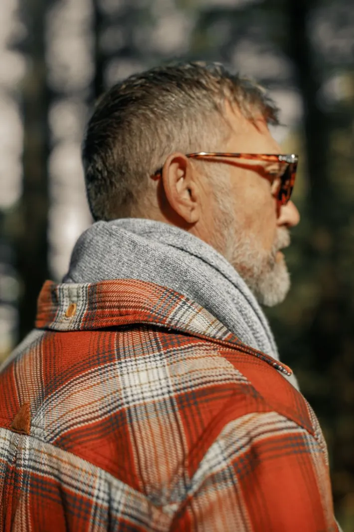 &SONS Scarves-Vale Scarf Grey