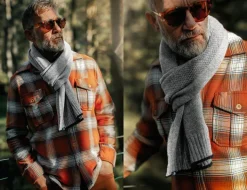 &SONS Scarves-Vale Scarf Grey