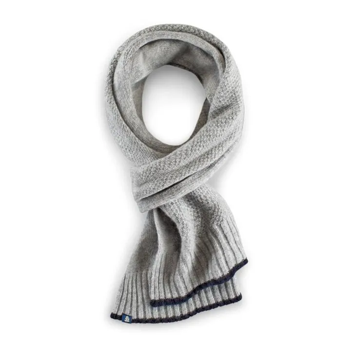 &SONS Scarves-Vale Scarf Grey