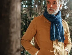 &SONS Scarves-Vale Scarf Indigo