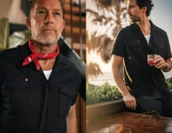 &SONS Tops-Westside Shirt Black