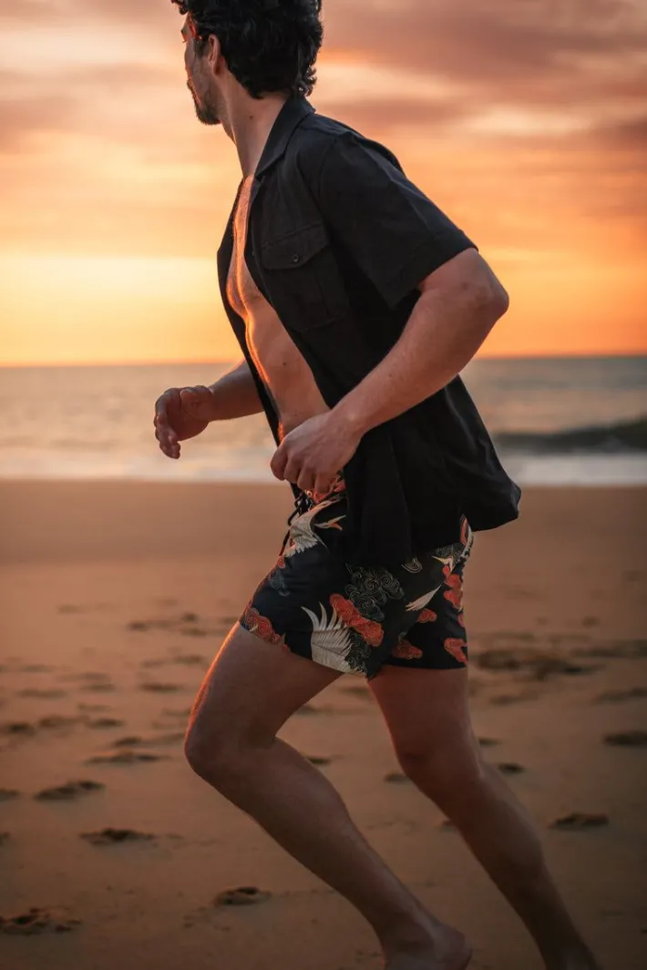 &SONS Tops-Westside Shirt Black