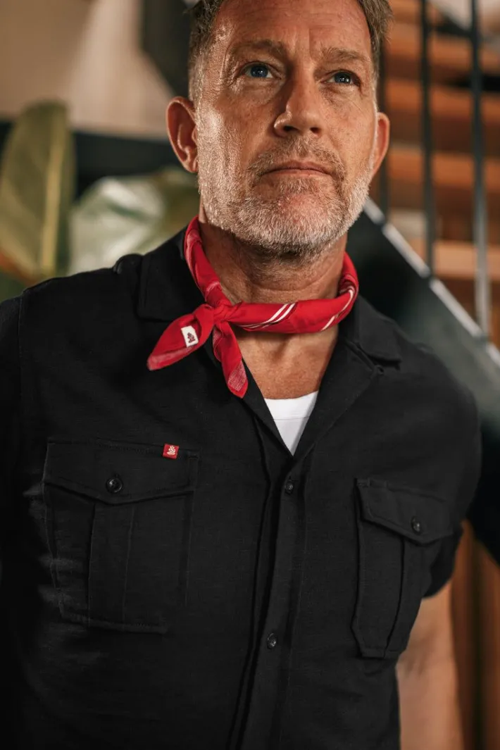 &SONS Tops-Westside Shirt Black