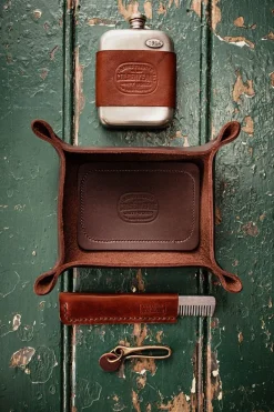 &SONS Leather Goods-X Colsenkeane Hip Flask