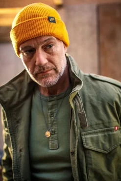 &SONS Knitwear-Sun Yellow Atlantic Watch Cap / Beanie