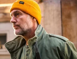 &SONS Knitwear-Sun Yellow Atlantic Watch Cap / Beanie