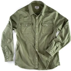 &SONS Tops-Sunday Shirt Army Green